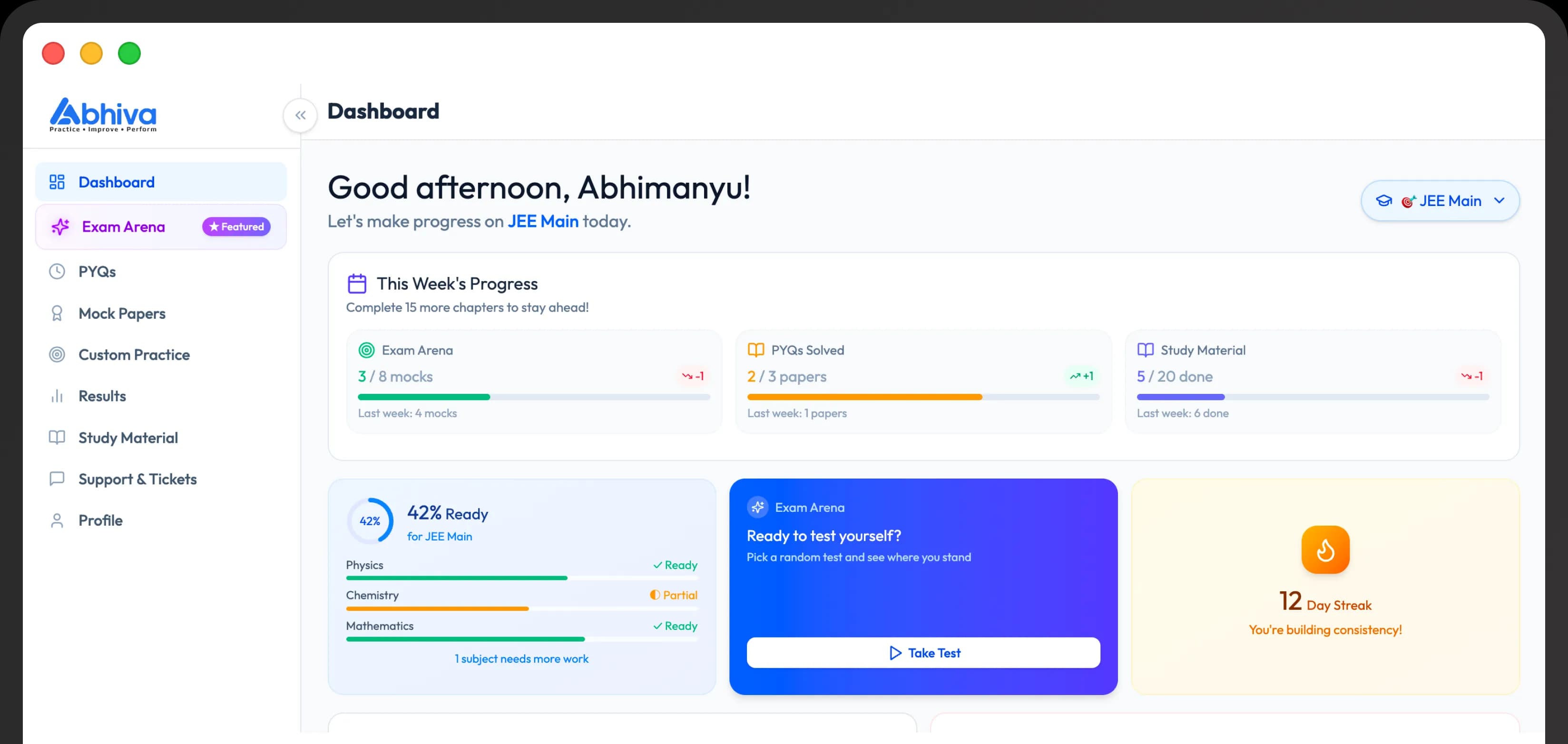 Assessment Dashboard