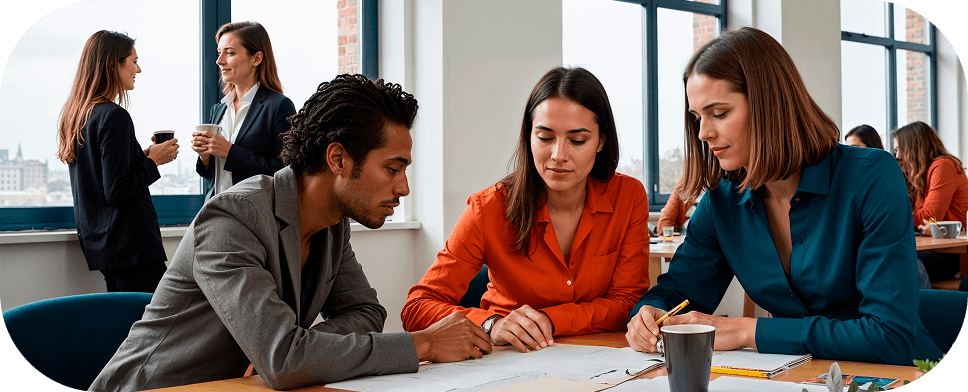 collage-of-speakers-and-attendees-at-tech-talks-and-discussions